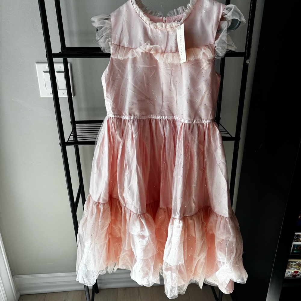 Trish Scully Child Formal Dress in Soft Pink